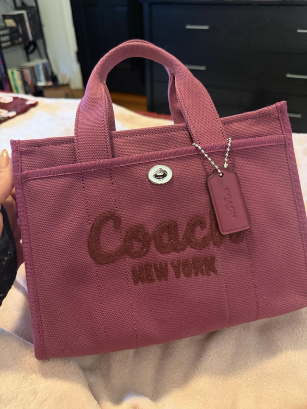 Coach Cargo Tote 26 Pink